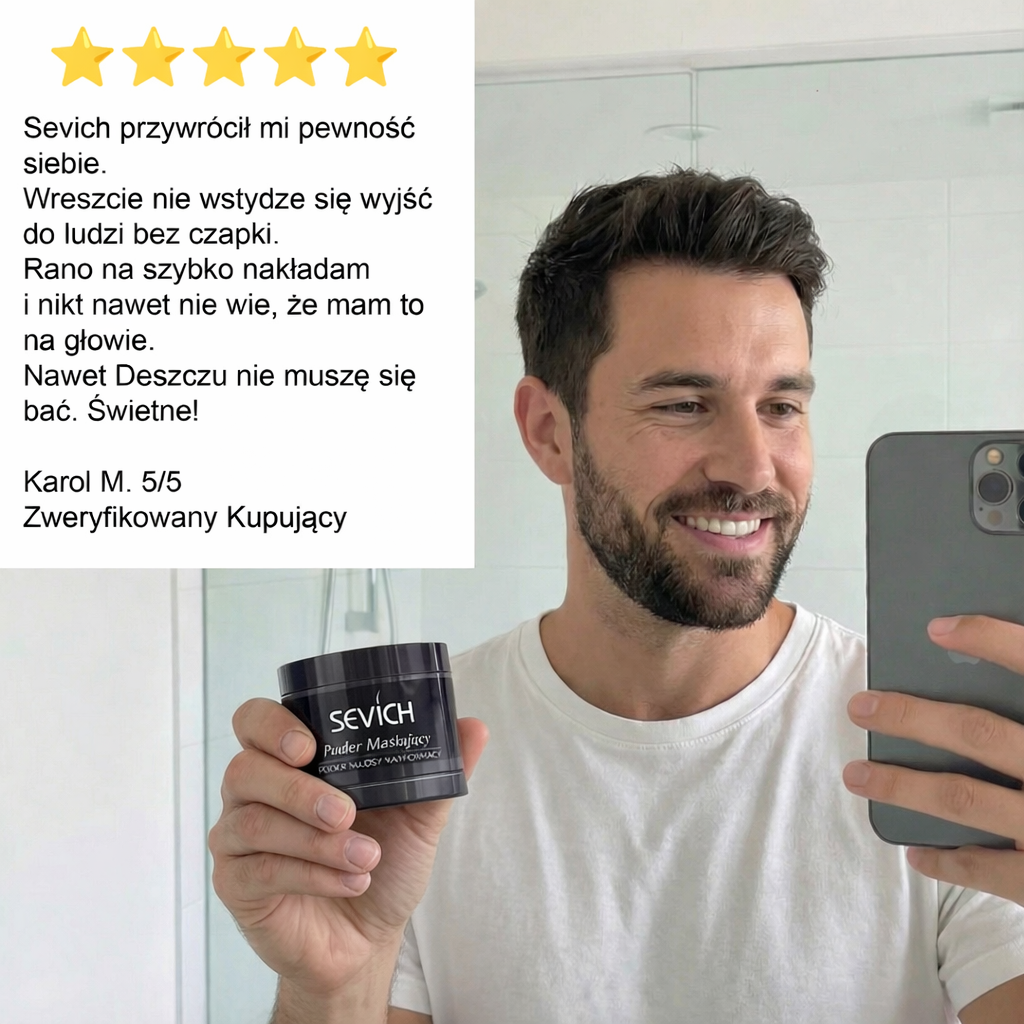 Sevich® Puder do Włosów Zakrywający Łysienie